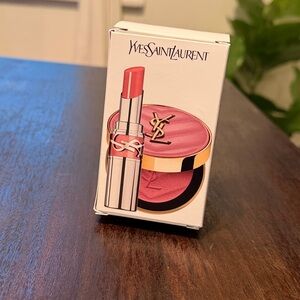 NWT YSL Blush & Lipstick Set
